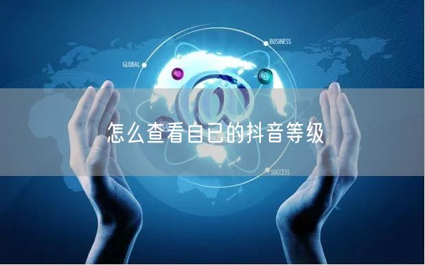 怎么查看自已的抖音等级