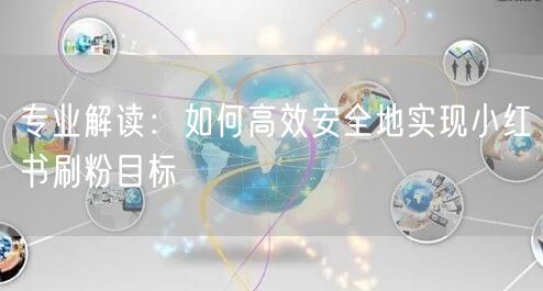 专业解读：如何高效安全地实现小红书刷粉目标