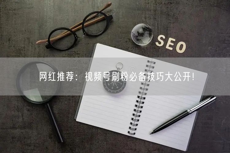 网红推荐：视频号刷粉必备技巧大公开！