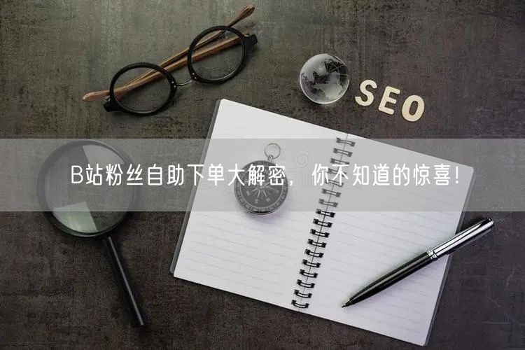 B站粉丝自助下单大解密，你不知道的惊喜！