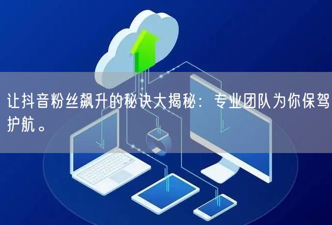 让抖音粉丝飙升的秘诀大揭秘：专业团队为你保驾护航。