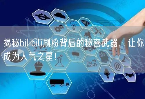 揭秘bilibili刷粉背后的秘密武器，让你成为人气之星！