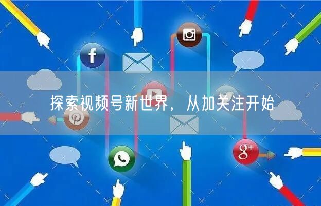 探索视频号新世界，从加关注开始