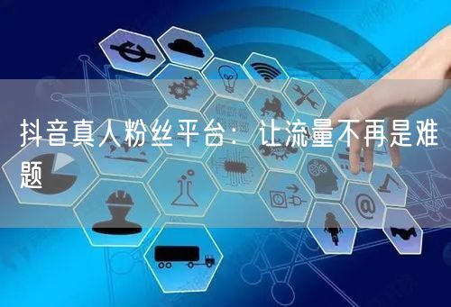 抖音真人粉丝平台：让流量不再是难题