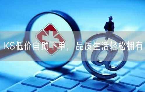 KS低价自助下单，品质生活轻松拥有