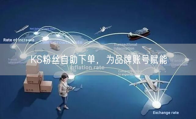 KS粉丝自助下单，为品牌账号赋能