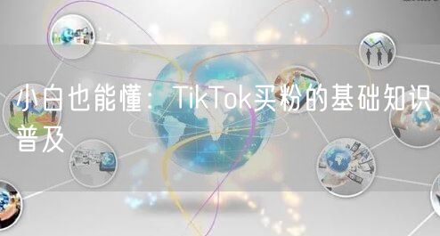 小白也能懂：TikTok买粉的基础知识普及