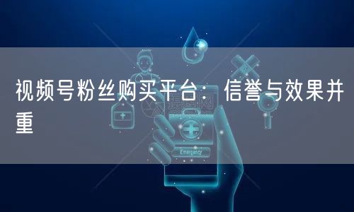 视频号粉丝购买平台：信誉与效果并重