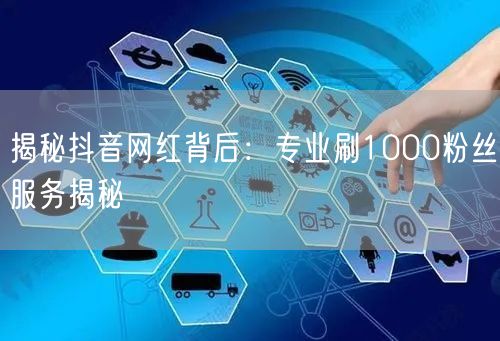 揭秘抖音网红背后：专业刷1000粉丝服务揭秘