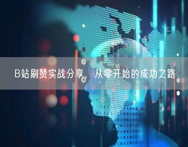B站刷赞实战分享，从零开始的成功之路