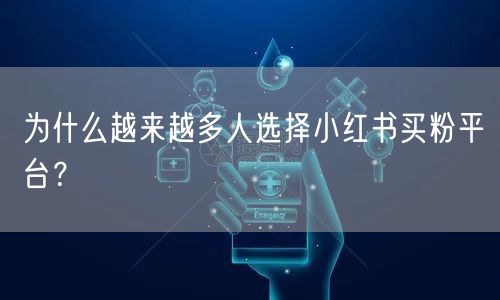 为什么越来越多人选择小红书买粉平台？