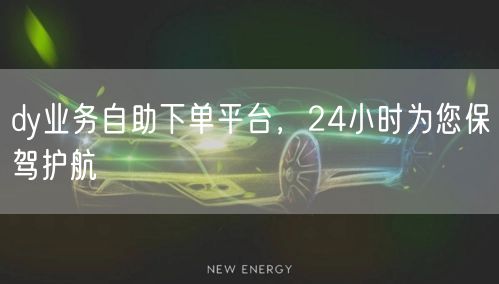 dy业务自助下单平台，24小时为您保驾护航