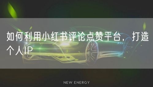 如何利用小红书评论点赞平台，打造个人IP