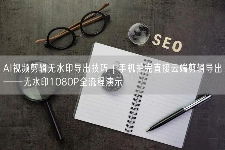 AI视频剪辑无水印导出技巧｜手机拍完直接云端剪辑导出——无水印1080P全流程演示