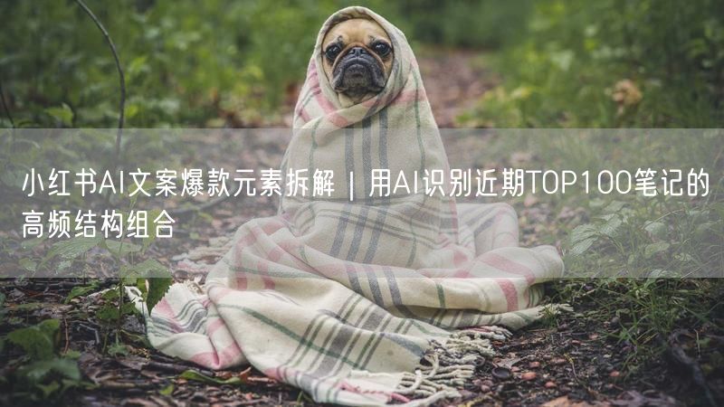 小红书AI文案爆款元素拆解｜用AI识别近期TOP100笔记的高频结构组合