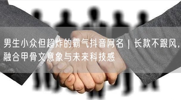 男生小众但超炸的霸气抖音网名｜长款不跟风，融合甲骨文意象与未来科技感