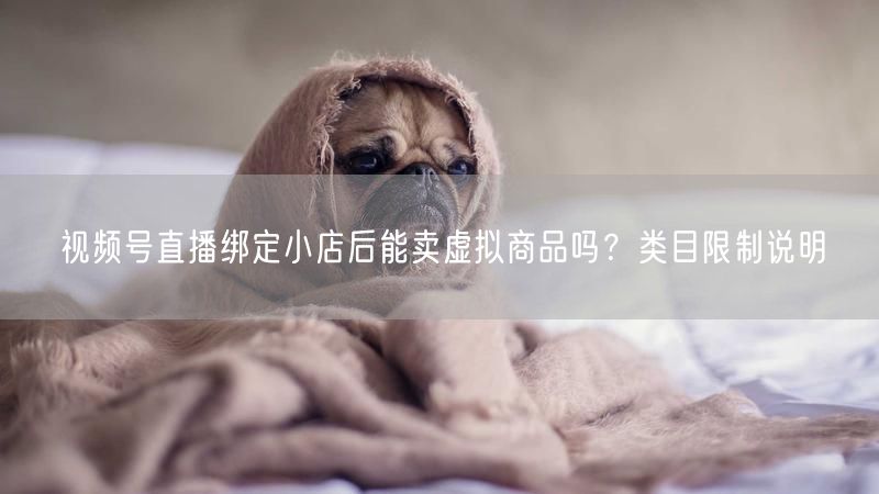 视频号直播绑定小店后能卖虚拟商品吗？类目限制说明