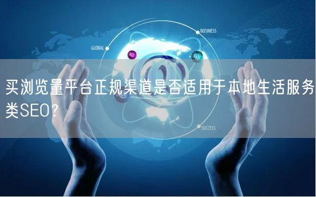 买浏览量平台正规渠道是否适用于本地生活服务类SEO？