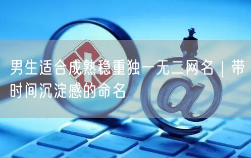 男生适合成熟稳重独一无二网名｜带时间沉淀感的命名